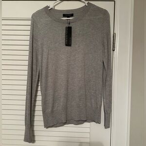 Banana Republic Silk Cashmere Grey Sweater